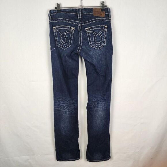Big Star Jeans Remy Boot Low Rise Fit Western Blue Denim Womens 27L Long Y2K - Picture 2 of 7